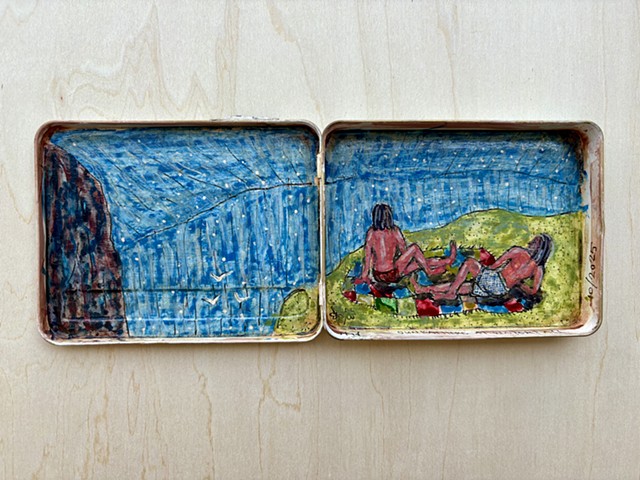 Sunbethers At waterfall