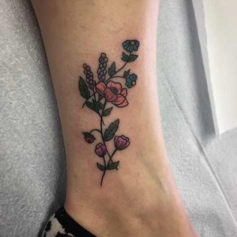 small flower tattoo calgary