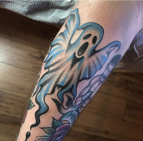 Traditional tattoos neo traditional tattoos ghost tattoo strange world tattoo Calgary 