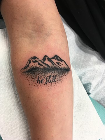 mountain tattoo Calgary, Alberta Strange World Tattoo