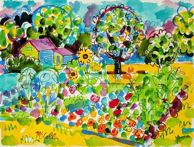 Bruce McColl watercolor painting