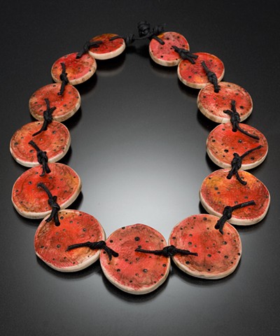 Flat Coral Necklace