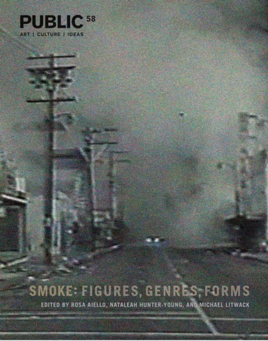 Sandrine's work featured in PUBLIC 58: SMOKE: FIGURES, GENRES, FORMS