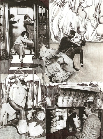 Ink, Collage , Automatic Drawing, Surrealism, Max Ernst, Andre Masson 