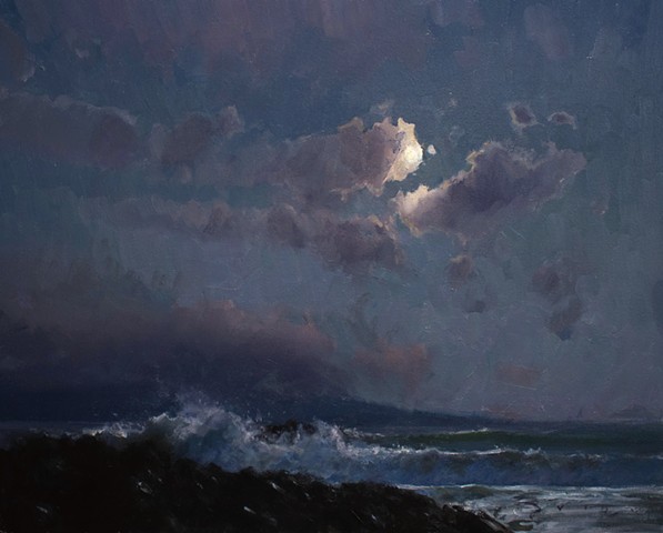 Devin Michael Roberts Art Painting Seascape  For Sale