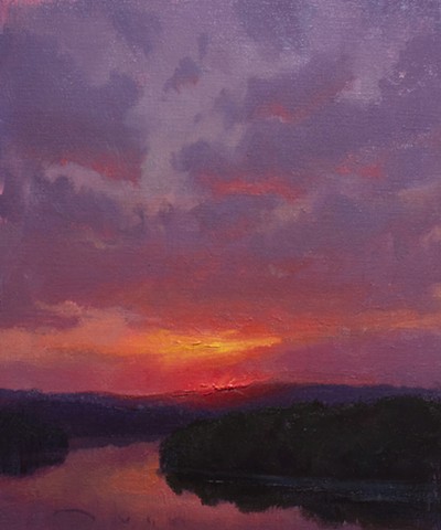 Devin Michael Roberts Art Painting  Sunset For Sale