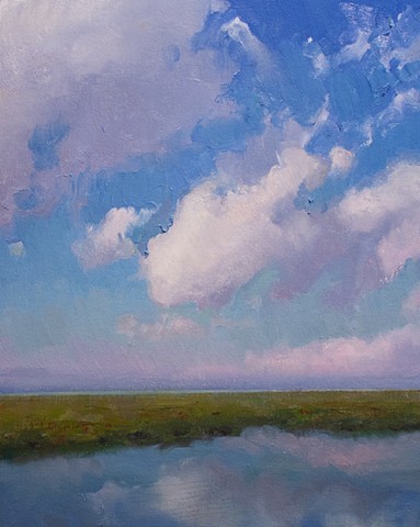 Devin Michael Roberts Clouds Painting Landscape Realism 