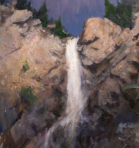 Devin Michael Roberts Landscape Art Artwork Watefall Oil Painting
