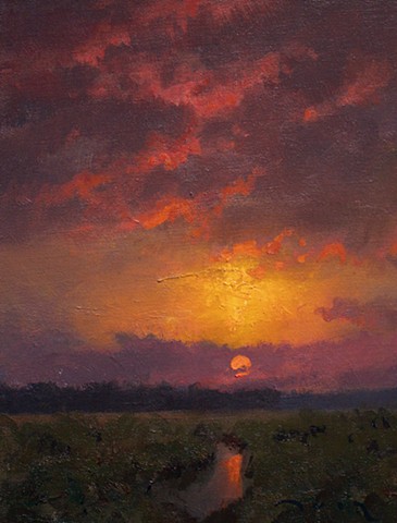 Devin Michael Roberts Artist Landscape Painting Original Art 