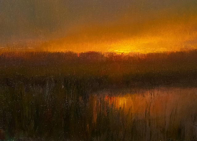 Devin Roberts Art Painting Sunset 