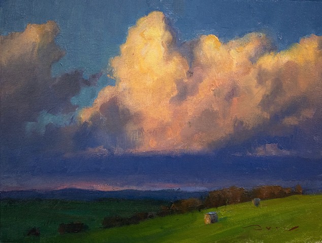 Devin Michael Roberts Artist Art for sale Landscape Oil Painting Skyscape 