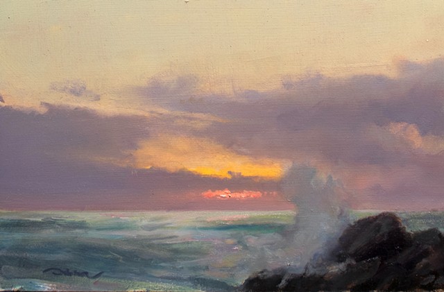 Devin Michael Roberts Art Painting Seascape Realism Hawaii landscape