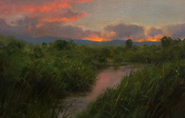 Devin Roberts Art Artist Paintings Sunset 