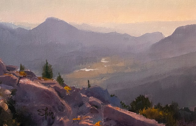 Devin Michael Roberts Art Artist Paintings Mountains 