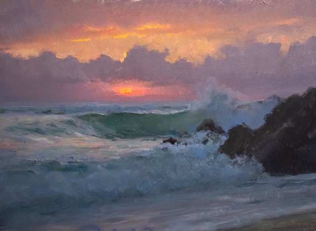 Devin Michael Roberts Art Painting Seascape  For Sale