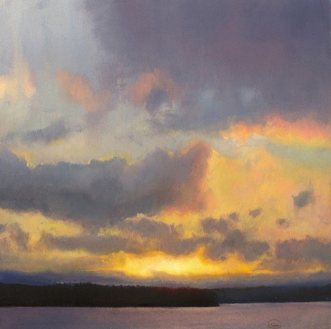 Devin Roberts Art Paintings Sunset Seascape 