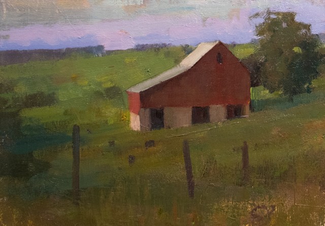 Devin Michael Roberts Art Paintings Farm Landscape 