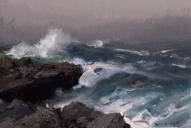 Devin MIchael Roberts Seascape painting homer nc Wyeth landscape impressionism