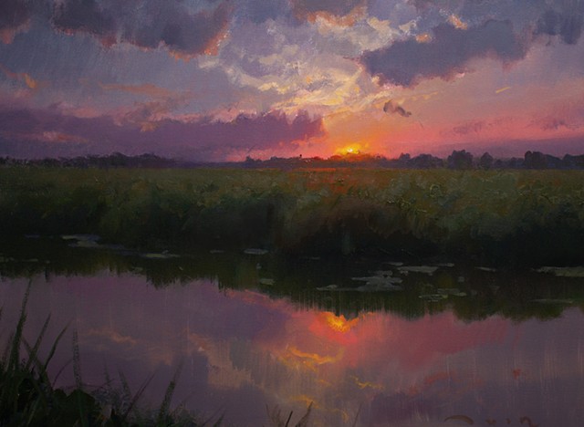 Devin Michael Roberts Artist Landscape Painting Oil Art 