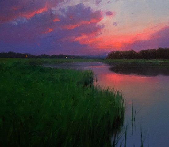 Devin Michael Roberts Art Paintings Artist Landscape Sunset For Sale 