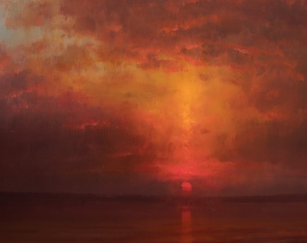 Devin Michael Roberts Sunset Painting Art