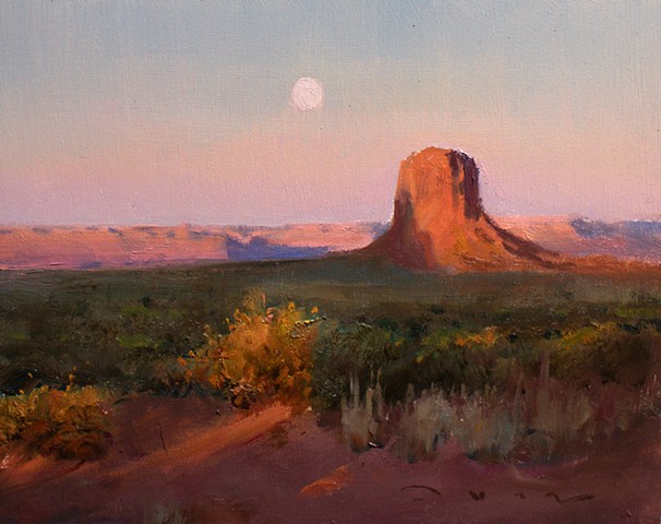 Devin Michael Roberts Art Paintings Landscape Monument Valley Southwest Art 