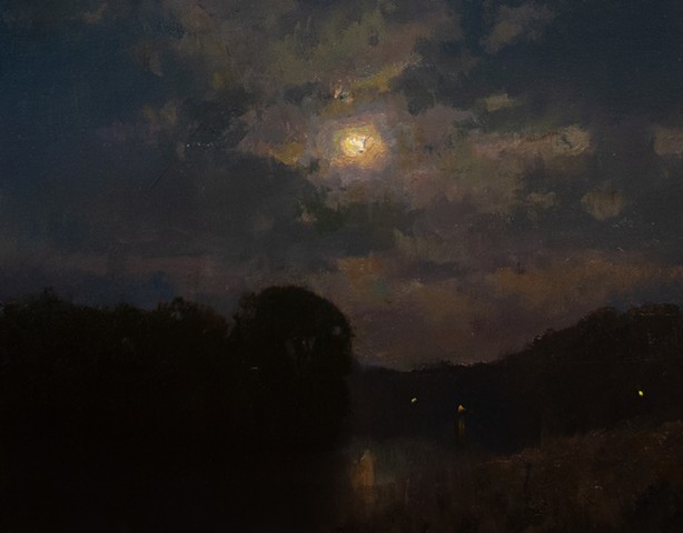 Devin Michael Roberts Art Paintings Nocturne Night 