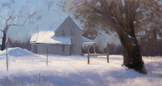 After a heavy snowfall 