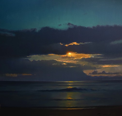 Devin Michael Roberts Artwork Paintings Sunset Nocturne For sale 