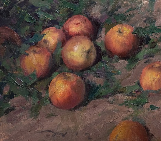 Devin Michael Roberts Art Painting Still Life apples For Sale Original 