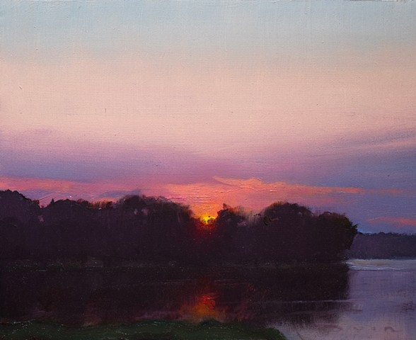 Devin Michael Roberts Artist Landscape Painting Sunset Art For Sale