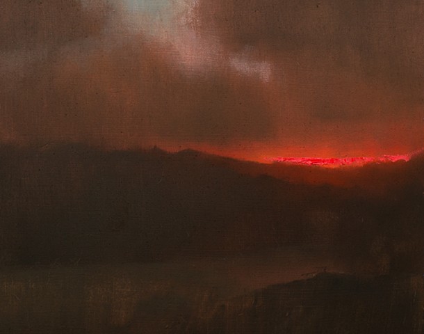 Devin Michael Roberts Paintings Art Landscape Sunset Painting