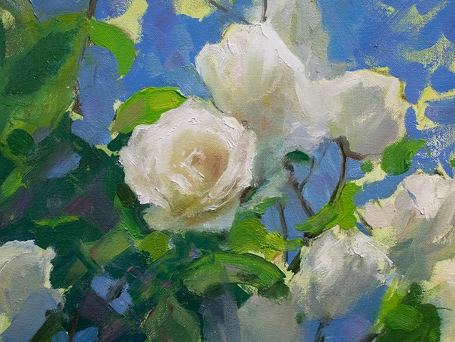 Devin Michael Roberts Artist Art Painting Flower Rose 