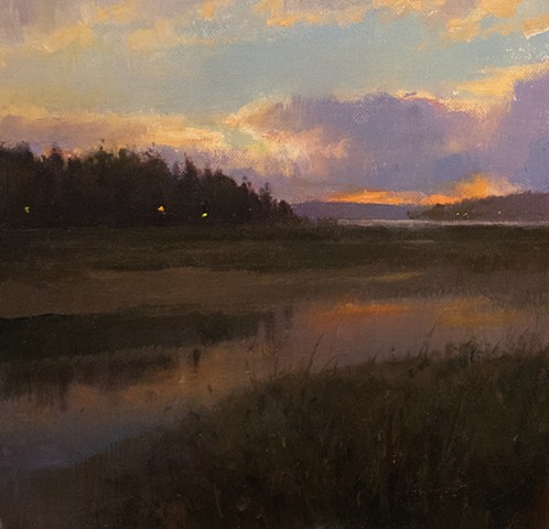 Devin Michael Roberts Paintings Art Sunset Oil 