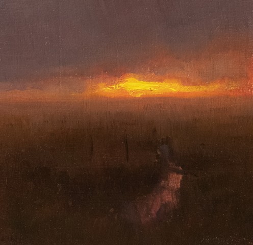 Sunset Painting landscape Devin Roberts