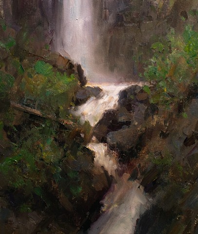 Devin Michael Roberts Art Painting lessons waterfall impressionism 