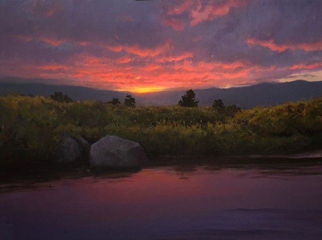 Devin Michael Roberts Art Painting Seascape  For Sale  Hudson River School 