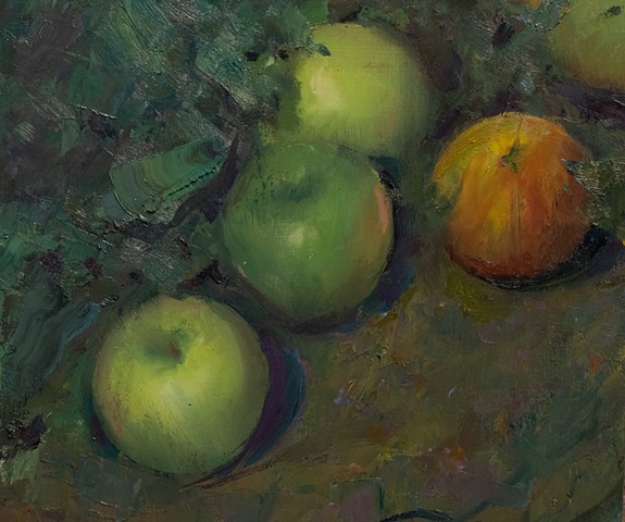 Devin Michael Roberts Still Life Painting Apples 