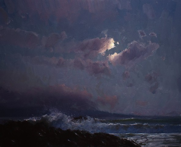 Devin Michael Roberts Art Painting Seascape  For Sale