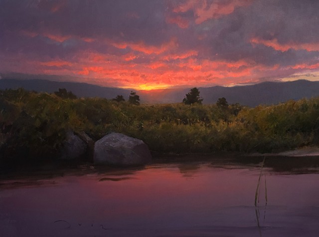 Devin Michael Roberts Art Painting Seascape  For Sale  Hudson River School 