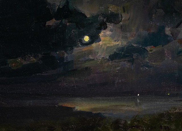 Devin Michael Roberts Art Painting Seascape  For Sale Landscape Impressionism 