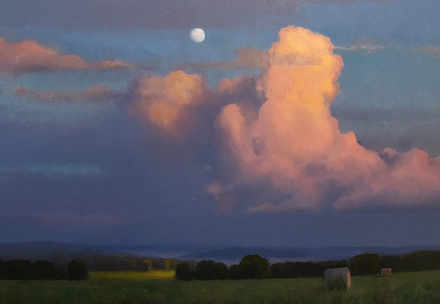 Devin Michael Roberts Landscape Painting Art Artwork Sunset 