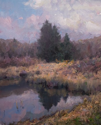 Devin Michael Roberts Landscape Painting En Plein Air Oil Art 