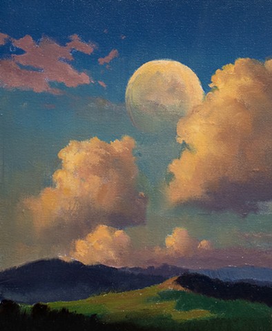 Devin Roberts Art Paintings Artwork For Sale Moon 