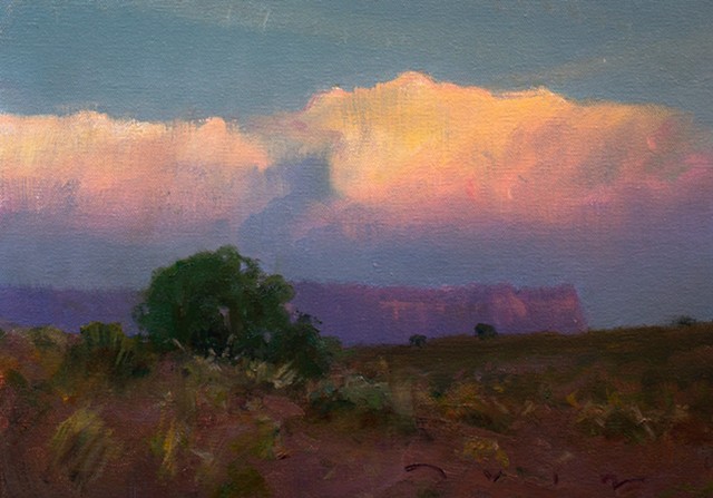 Devin Michael Roberts Monument Valley Landscape Painting Southwest Art 