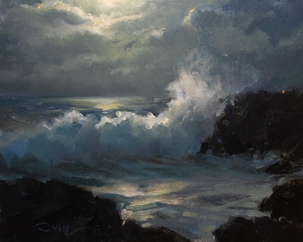 Devin Michael Roberts Artist Painting Seascape Ocean Art 