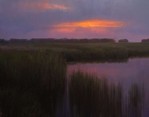 Devin Michael Roberts Sunset Painting Art 