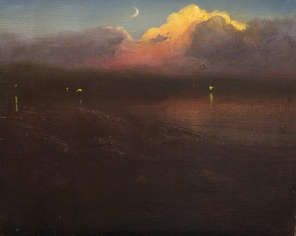 Devin Roberts Plein Air Painting Artist Sunset Nocturne Magazine 