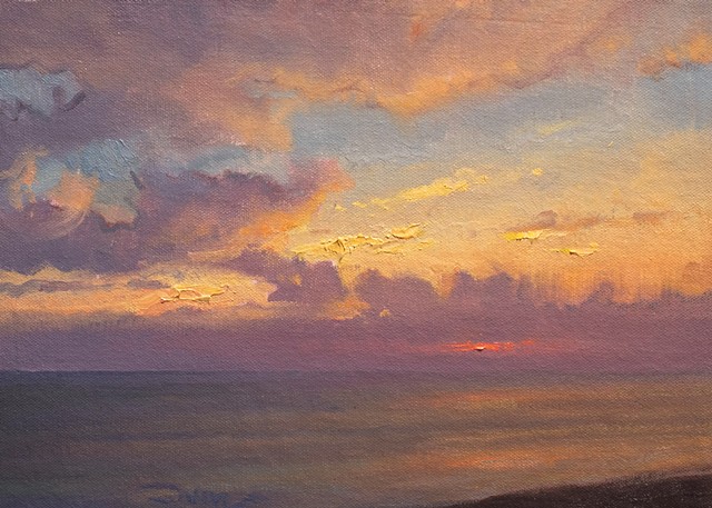 Devin Michael Roberts Artist Art Sunset Oil Painting Impressionism