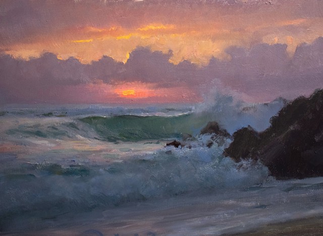 Devin Michael Roberts Art Painting Seascape  For Sale